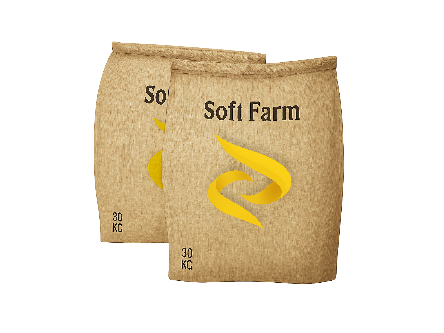 A bag of chicken feed