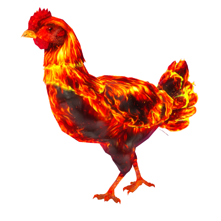 InfernoFeather25U chicken skin