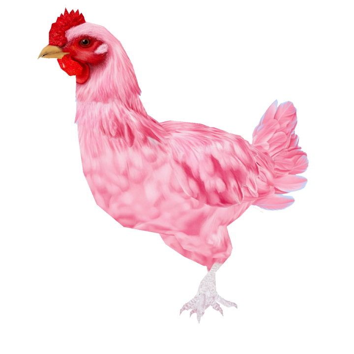 PastelPink25R chicken skin